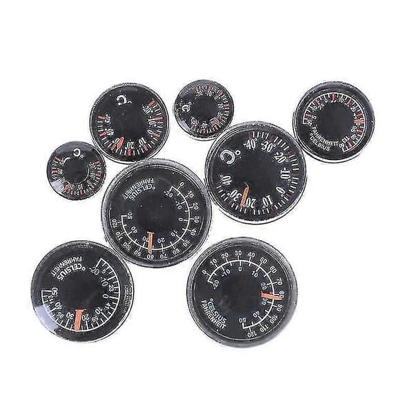 1 st Rund Plasttermometer 15mm 20mm 25mm 27mm