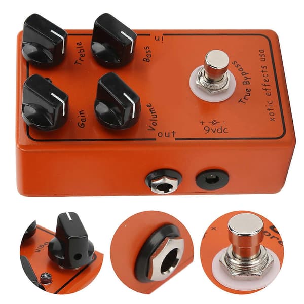 Overdrive Effektpedal Elektrisk Guitar Forforstærker Effekter True Bypass Effektor Tilbehør