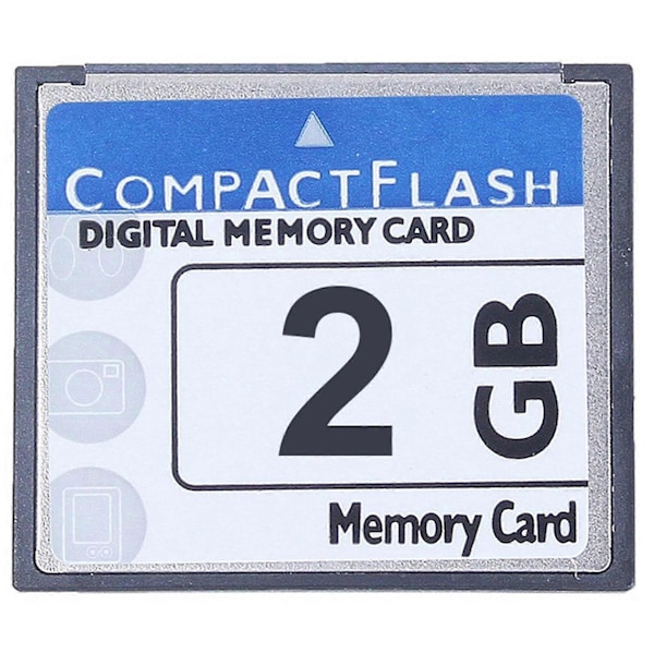 2GB Compact Flash-minnekort kompatibelt med kamera, reklamemaskin, industriell datamaskin