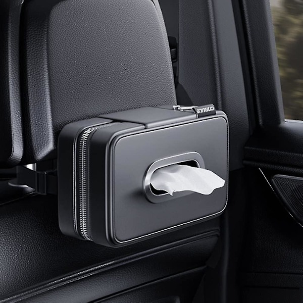 Car Tissue Holder Pu Leather Car Tissue Holder Napkin Box,car Armrest Box Tissue Holder