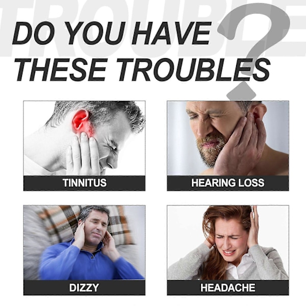 Svart Trøffel Tinnitus Øreputer Renser Ørevoks For Tinnitus Og Lindrer Ubehag Fra Tette Indre Ører