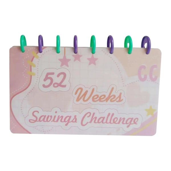 1PCS Budget Book, Saving Challenge Book of Money Organizer, 52 Weeks of Money Filling and Saving