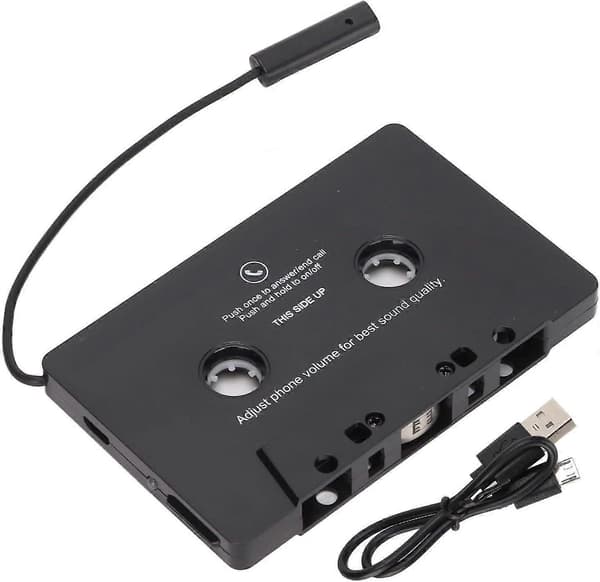 Bil Stereo Bluetooth Kassettmottaker Tape Spiller Bluetooth 5.0 Kassettadapter-Yvan