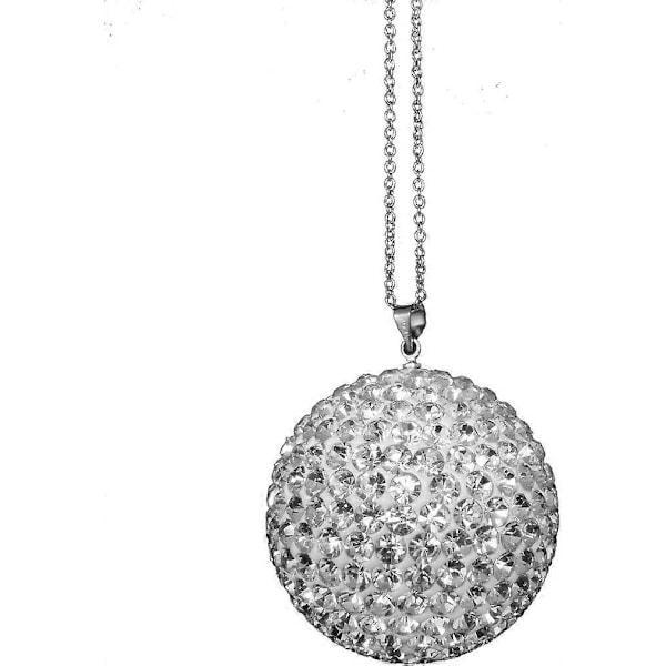 Bling-auton koriste, kristallikuula auton takapeilin riipus, strassinen auton riipus, bling-tarvikkeet naisille