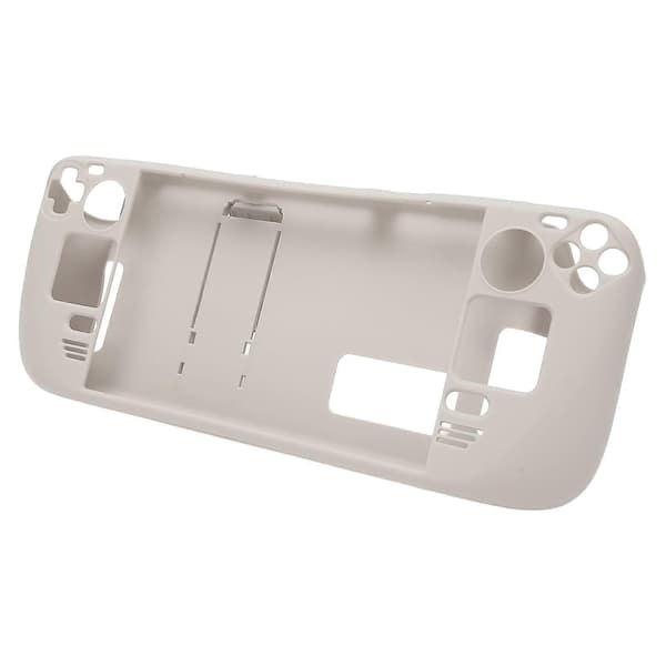 Stöd Case för Steam Deck Hands Free Fullständigt Skydd Fingeravtryckssäker Skyddsfodral för Steam Deck Keramiskt Vit