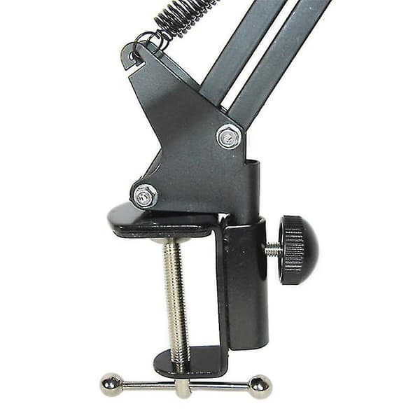 Overhead Tripod Mount til Kamera Webcam Ring Light, Fleksibel Over Head Arm til Iphone med Telefonholder og Kuglehoved, Bordstativ Tilbehør