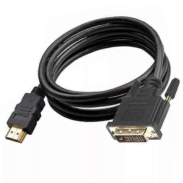 DisplayPort til DVI Kabel 1.8m 1080P DP til DVI Konverter for Skjerm