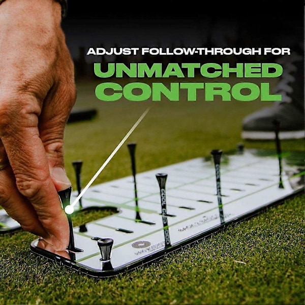 Golf Putting Spejl - Bærbar Golf Træningshjælp - Swing Træner Justeringsspejle - Golf Tilbehør I