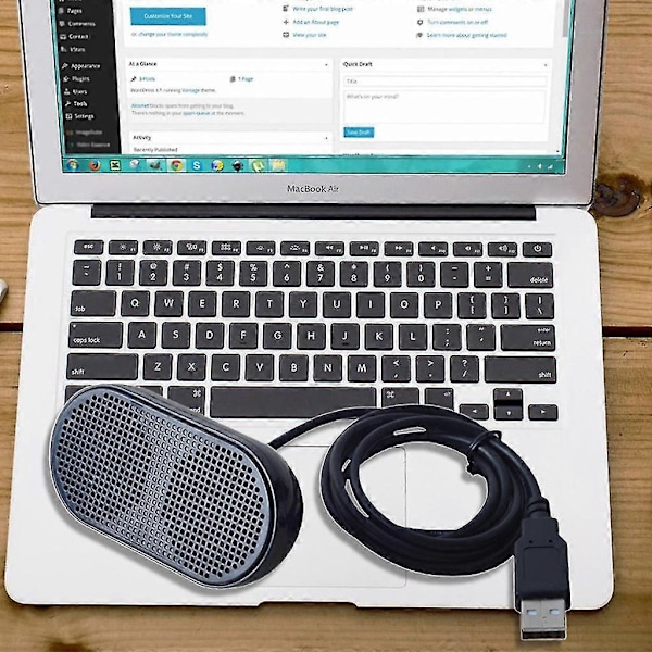 Laptop Högtalare Med Mikrofon Usb C Drivna Med Mikrofon Hem PC Laptop