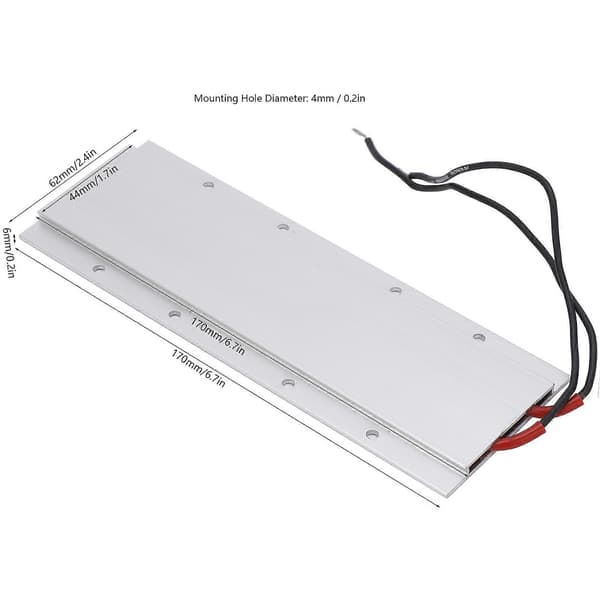 PTC Varmeelement Konstant Temperatur Isoleret Aluminiumskal til Elektronisk Enhed AC220V120