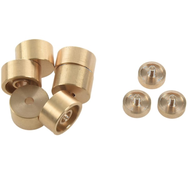 1 Set Trumpetventilfingerknappar Trumpetdelar Tillbehör Musikinstrumenttillbehör För Trumpet - Guld