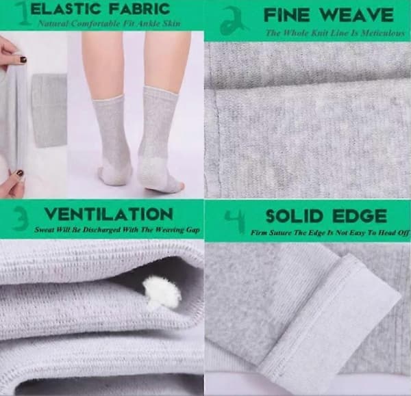 Onecompression Bamboo Jalkaholkit, Kompressio Bamboo Sukat, Bamboo Jalkaholkit Pack of 2