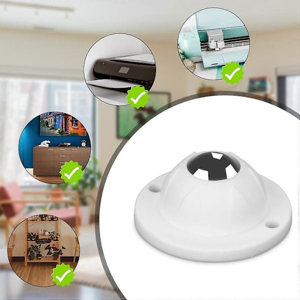 4 stk. Mini Hjul til Cricut Maker/Explore Air, Selvklæbende Rullekugle