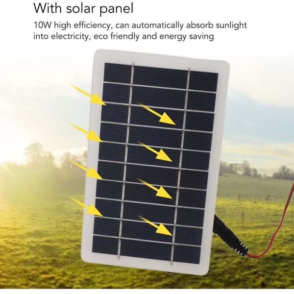 OEM – 10W Solar Udsugningsventilator – 12V Solpanel – Nem Installation til Drivhuse, Autocampere og Hønsehuse – Vægt 345g