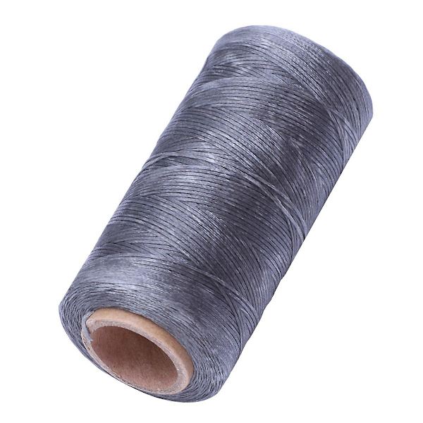 2x 260m 150d 1mm Läder Sytråd Vaxad Tråd Handnål Snöre Hantverk Diy Ny Färg: Mörkbrun &