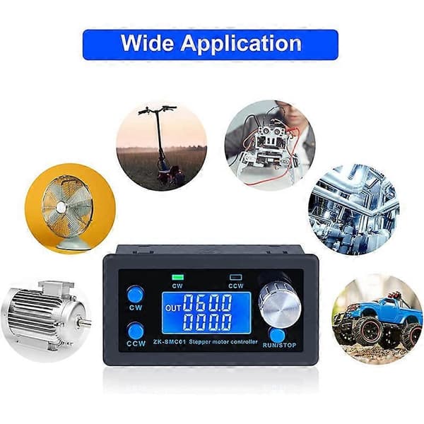 DC 5-30V CNC Stepper Motor Controller, Justerbart Stepper Motor Kontrolmodul med HD Display Suit f
