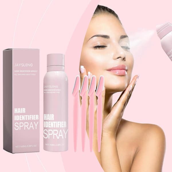 100 ml Håridentifikationsspray til ansigtsbarbering, Håridentifikationsspray til dermaplaning