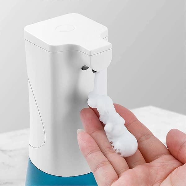 Automatisk desinfeksjonsdispenser sprayer 350ml automatisk sensor såpedispenser USB-lading for kjøkken
