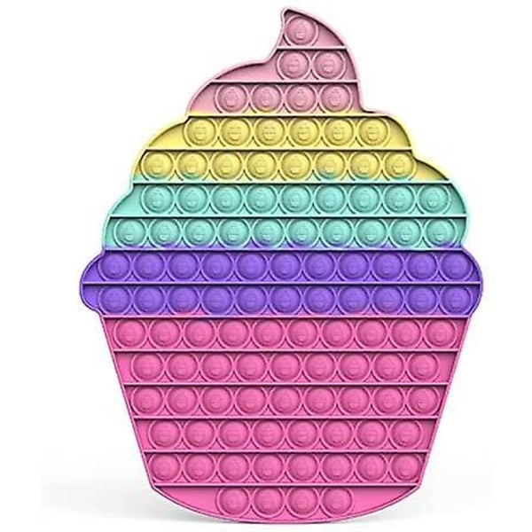 Stora Jumbo Pop Bubble Sensoriska Fidget Leksaker, Stora Enorma Popper Fidget Leksaker, Kläm Sensorisk Leksak För Barn Vuxna, Särskilda Behov Stressreducerare Ångest
