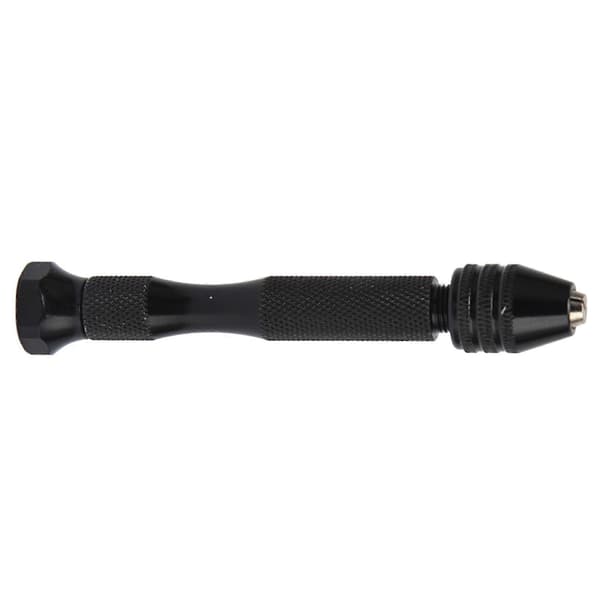 Stiftstäd Handborr Mini Handvridborr Modell Stansning 0,3–3,4 mm Spännområde Svart