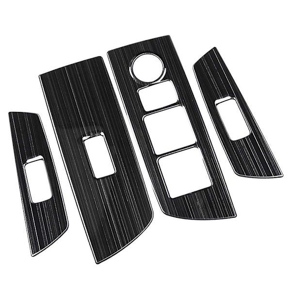 Deksel for bilvindusglassløftknappbryter, rustfritt stål dørarmelenpanel for Cx9 -9 2022+ Rhd