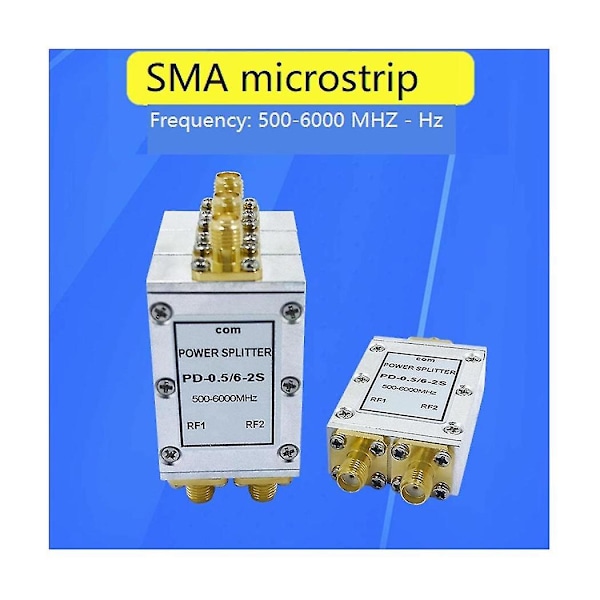 SMA Microstrip Power Splitter One Point Two 0.5ghz-6ghz Rf Power Splitter Combiner Wifi 10w