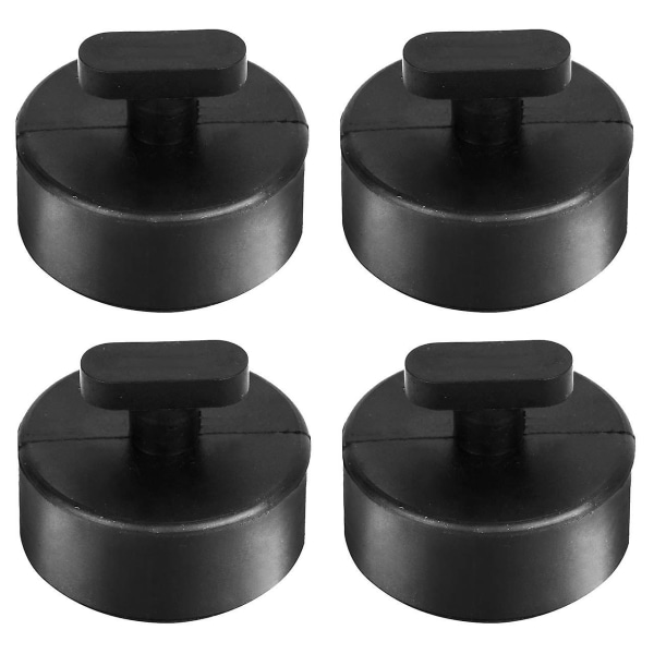 4 st Biljackstöd Block Gummiplatta Solid Adapter Gummiplatta För Corvette C5 C6