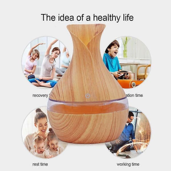 Aroma Olje Diffuser LED Aroma Aromaterapi Luftfukter