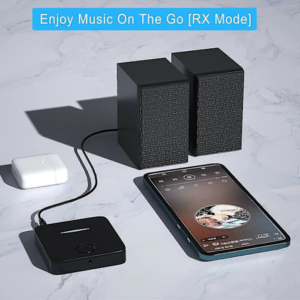 Bluetooth Adapter Audio 5.0 Bluetooth Sender Mottaker 2 I 1