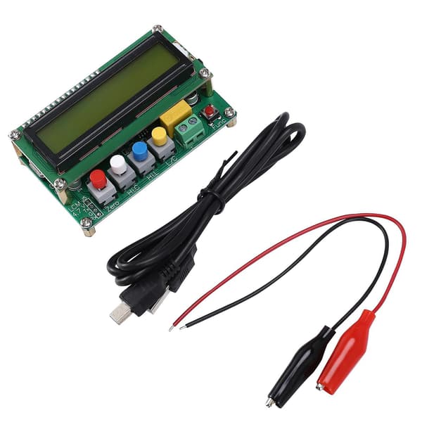 Induktans-kapasitans L/C-måler Digital kapasitansmåler LCD-kapasitansmåler Tester Mini USB Inte