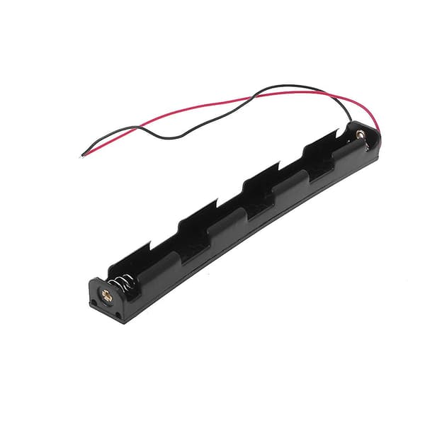 Batteriholder til AA-batterier 4,5V i hård plastik med 3 slots