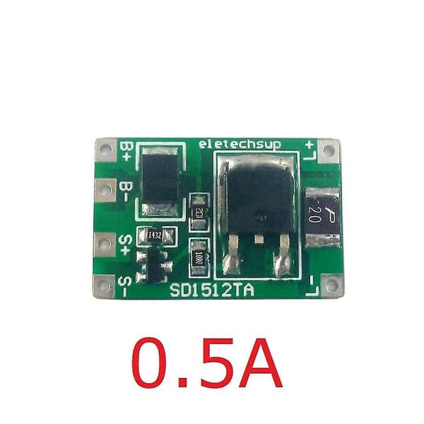 10 stk. SD1512ta Solcellekontroller Lading Gatelys Bryter Kretskort Litium Batteri Ladebrett 0.5a