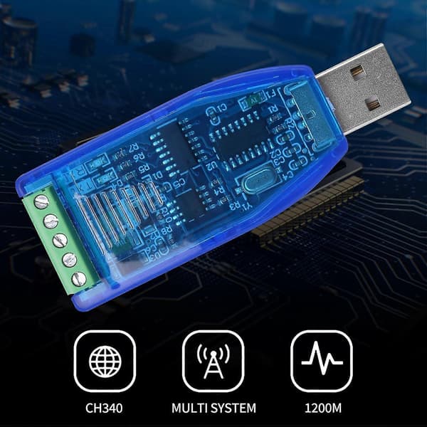 USB til RS485 Kommunikationsmodul Tovejs Seriel Linjekonverter