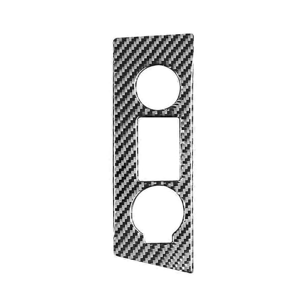 For 2015 2016 2017 2018 2019 Karbonfiber Konsoll Tennlighter Panel Trim Klistremerke Tilbehør