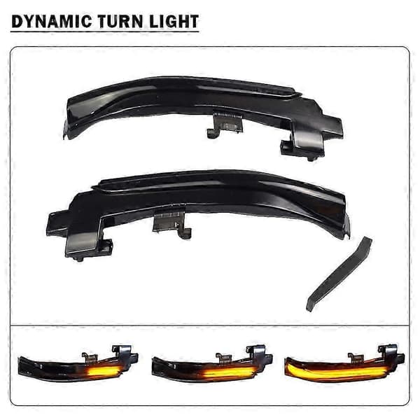 Til V40 CC II S60 2011-2018 S80 V70 III Bil Dynamisk LED Blinklys Bakspejl Lys Indi-God