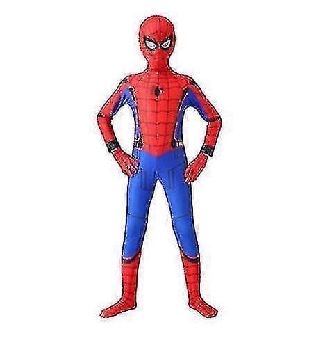 Spindelmannen Dräkt för Barn, Far From Home -i 110cm Red
