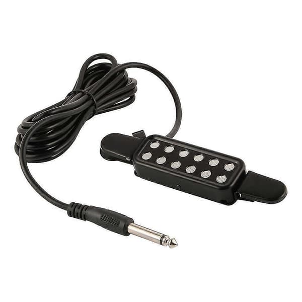 Sort Clip-on Akustisk Guitar Pickup