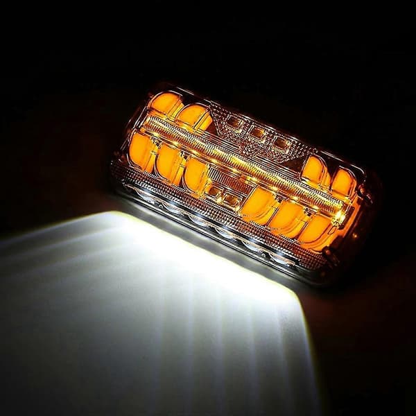 4 stk. LED Tilhengerlys 12-24v Sidemarkeringslys Tilhenger Baklys