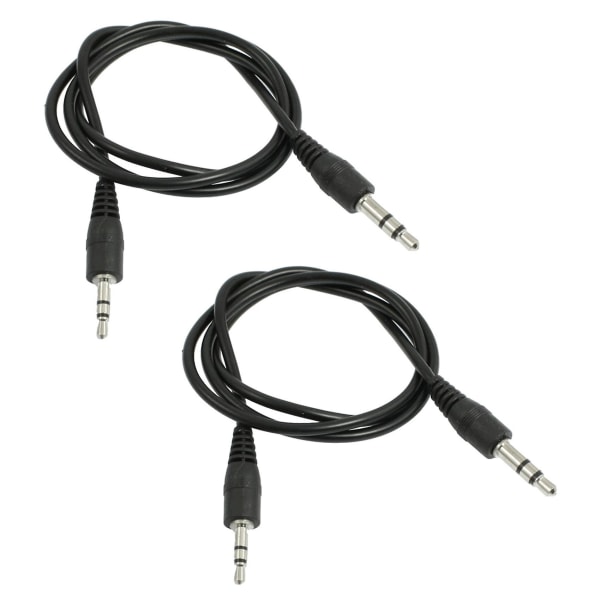 23 Inch Long 2.5mm Male To 3.5mm Male Audio Adapter Cable