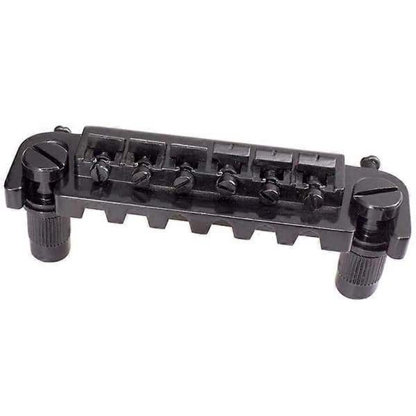 Pro 52,5 mm Pigtail-stil Justerbar Brobrygga för Style Elgitarr, Svart