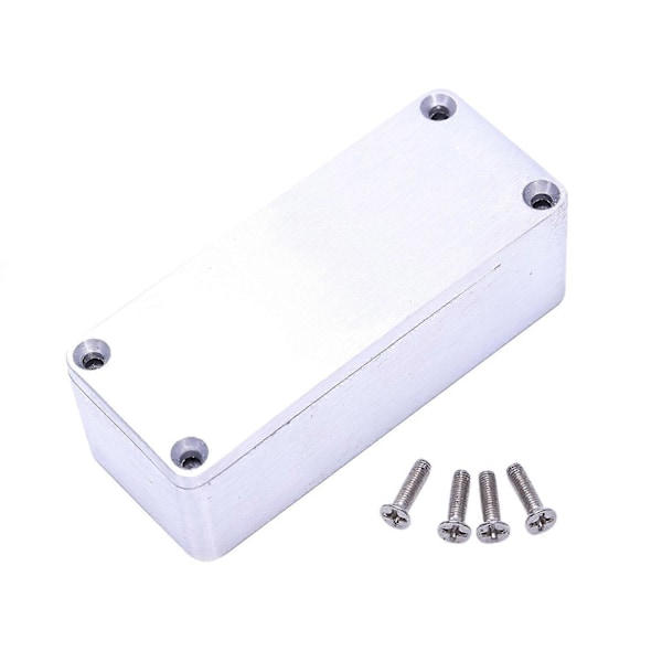 1 st Aluminium Stomp Box Effekter 1590A Stil Pedalhölje FÖR Gitarr
