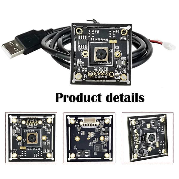Autofokus Kameramodul 8MP CMOS IMX179 Sensor HD 4K 3264 X 2448 Mjpeg Mini USB2.0 Webcam Board til