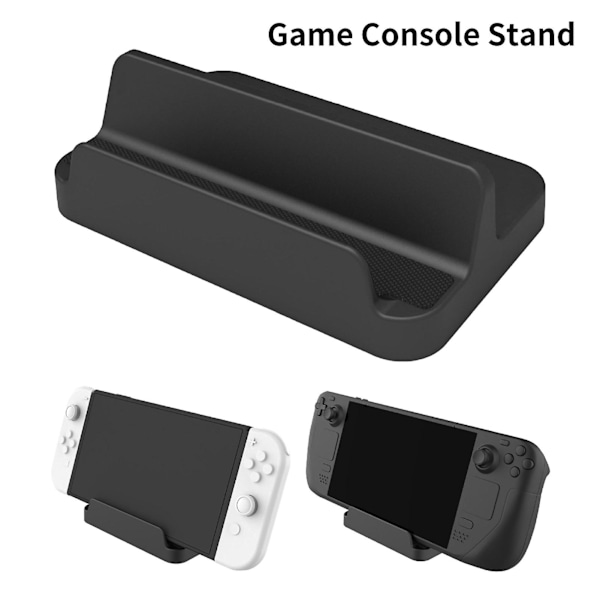 Spelkonsolstativ Bärbar Värmeavledning Halksäker Universal Videospelvärdbas för Steam Deck/Switch OLED/Switch/Lite/Telefon