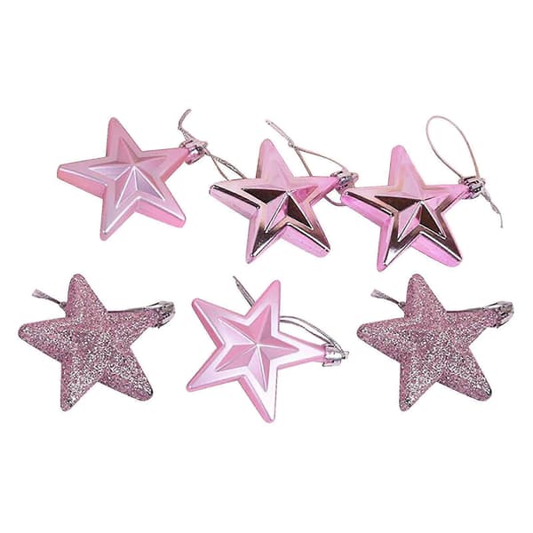 Julepynt Juletrepynt 7cm Jul Femspiss Stjerne