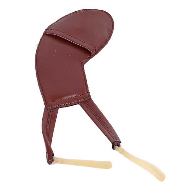 Violin Axelstöd Kudde Handgjord Mjuk Fårskinn Violin Hakstöd Skydd för Övning Brun 3/4 4/4