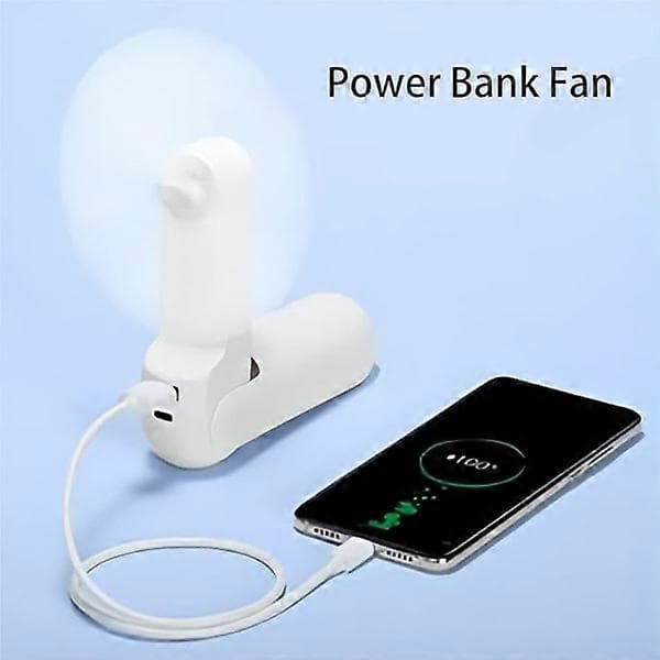 Fickfläkt, mini bärbar handhållen fläkt, USB-uppladdningsbart batteri