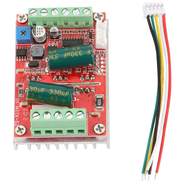 DC6-60V 400W BLDC Trefas DC Borstlös Motorstyrenhet PWM Hall Motor Kontroll Drivkort 12V