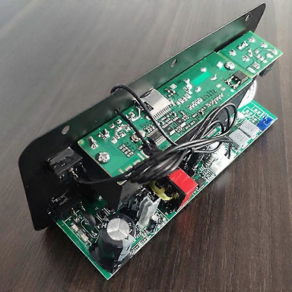 200w Digital Bluetooth Stereo Förstärkare Kort Subwoofer Mikrofon Karaoke Förstärkare För 8-12 Tum