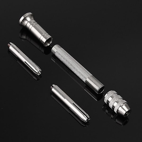 Träbearbetningsverktyg Borrnings Rotationsverktyg Manuell Vridborr Aluminiumlegering 03-32mm Mini Handborr För Smyckenhantverk Klocka