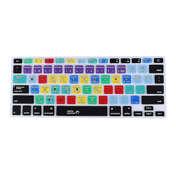 For Photoshop Tastaturgenvej Design Funktionel Silikone Cover Til Pro Air 13 15 17 Beskytter Sti-YUHAO